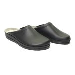 Slipper Zwart leder 1515 Rohde